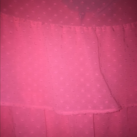 AMERICAN EAGLE Pink dotted blouse! - Picture 4 of 4